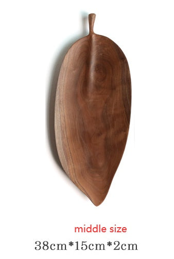 Wooden saucer fruit tray