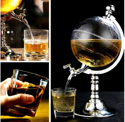 Drink Dispenser, Beer Liquor Dispenser, 1.5L, Novelty Globe