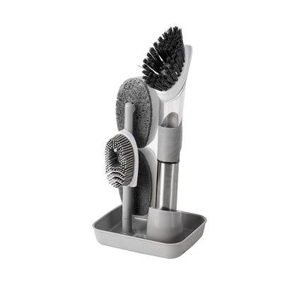 Dish Brush, Oily Sponge, Long Handle, Cleaning Brush