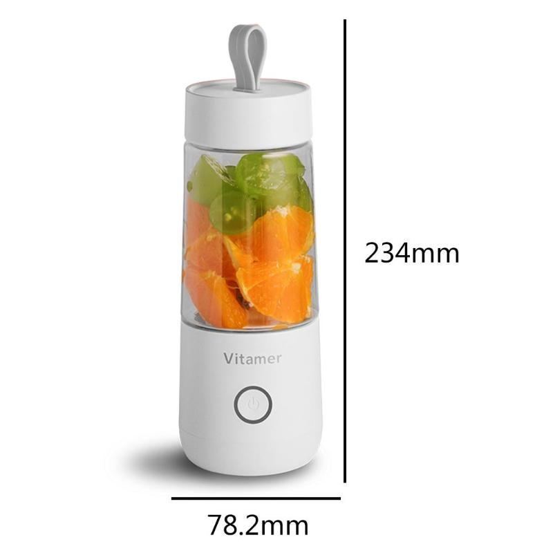 Portable Blender/Juicer, Electric, USB, Rechargeable