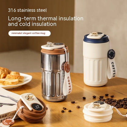 Coffee Mug, Stainless Steel, Thermal Bottle Portable