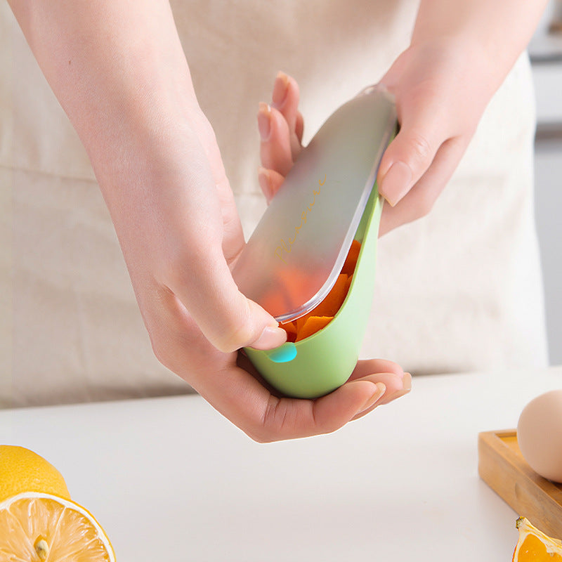 Peeling Knife, Peeler With Storage, Fruit Vegetable Scratcher