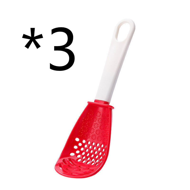 Slotted Cooking Spoon, Grinding Spoon, Stir-frying Spatula