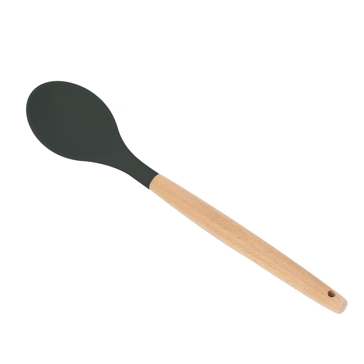 Kitchen Utensils, Silicone, Wooden Handle, Set