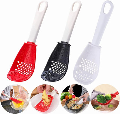 Slotted Cooking Spoon, Grinding Spoon, Stir-frying Spatula