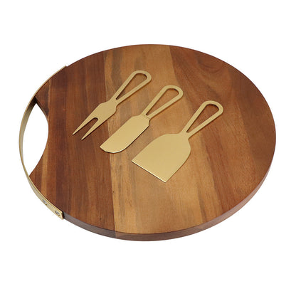 Cheese Board, Set 4-piece, Cheese Knife