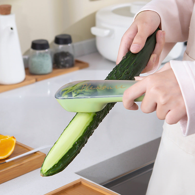 Peeling Knife, Peeler With Storage, Fruit Vegetable Scratcher