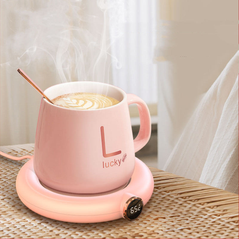 Cup Warmer, Adjustable Heat Plate, LED Display, USB