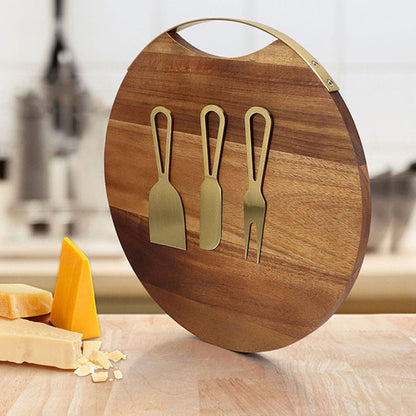 Cheese Board, Set 4-piece, Cheese Knife