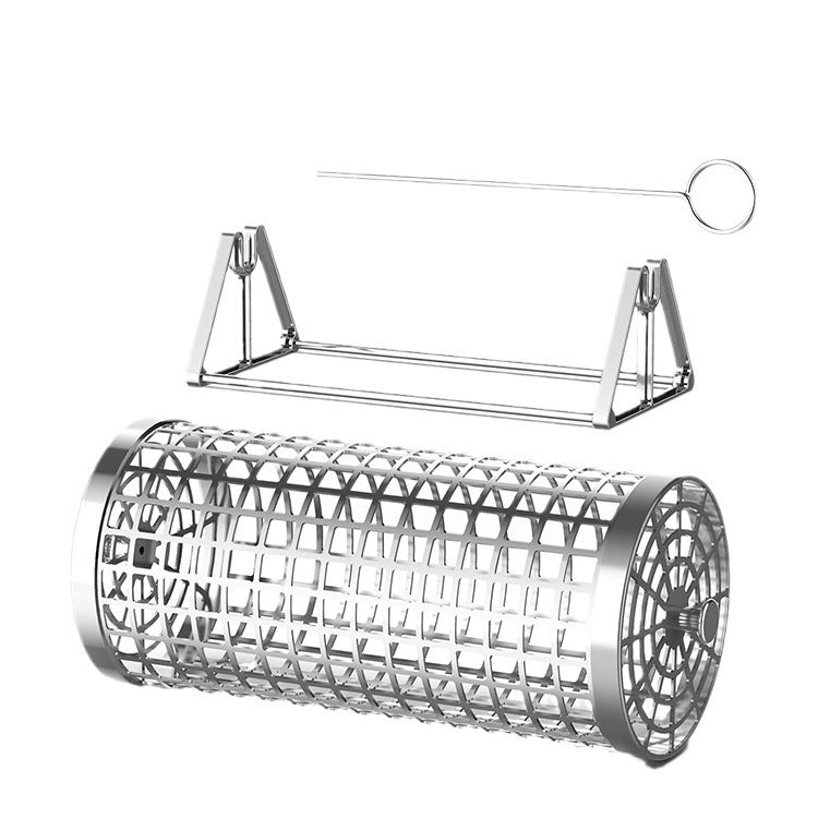 Smoking Cage, Portable, Barbecue Net, Rolling BBQ, Grill