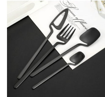 Cutleries, Stainless Steel, Dessert Knife Fork And Spoon