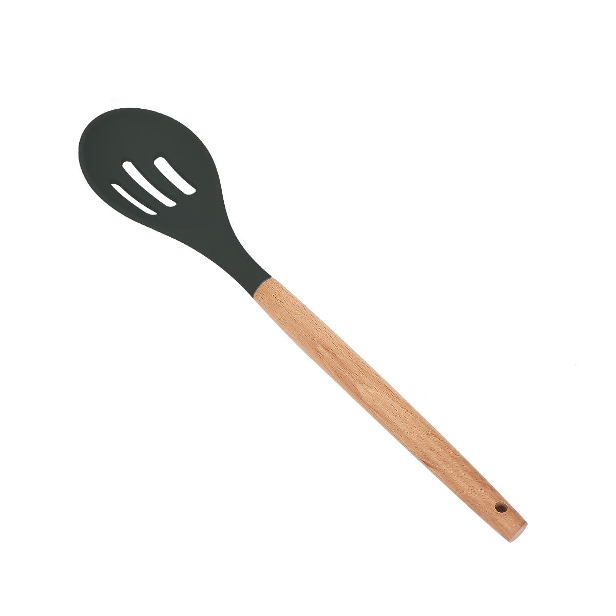 Kitchen Utensils, Silicone, Wooden Handle, Set