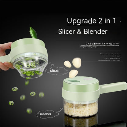 Garlic Chopper, Wireless, Mashed Cutting And Pressing Stir