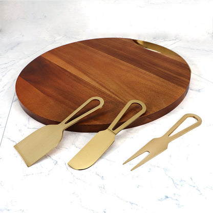 Cheese Board, Set 4-piece, Cheese Knife