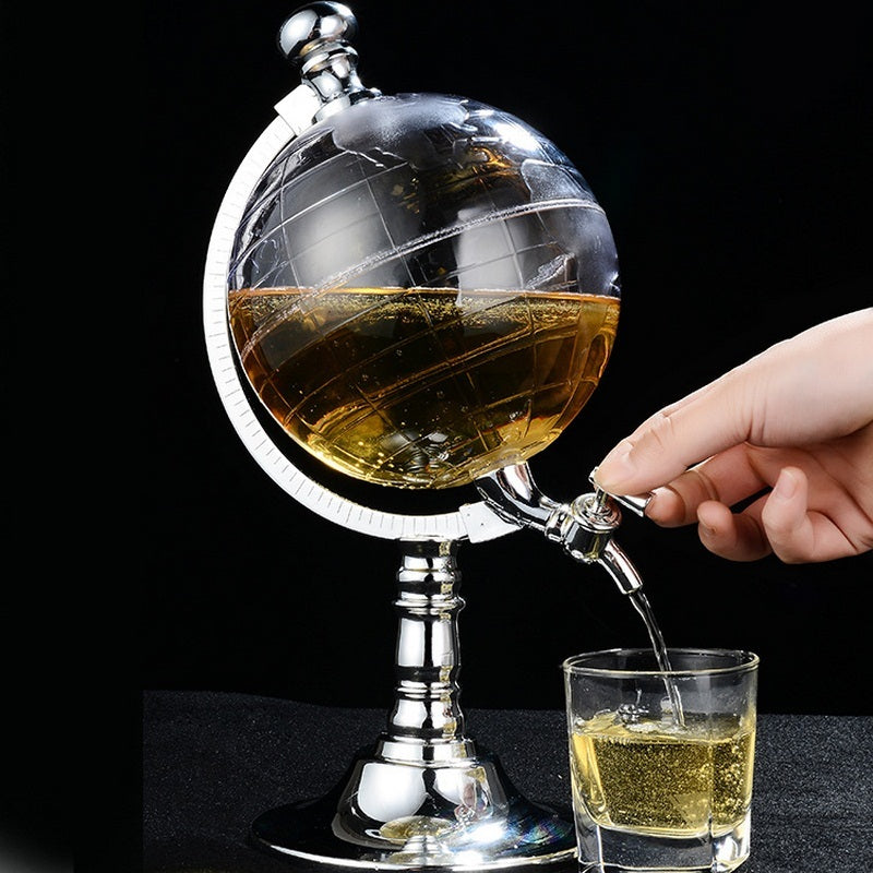 Drink Dispenser, Beer Liquor Dispenser, 1.5L, Novelty Globe