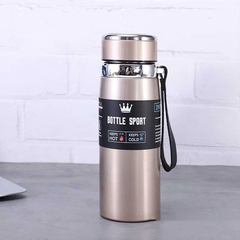 Flask, Stainless Steel, Vacuum, Portable, Large-capacity